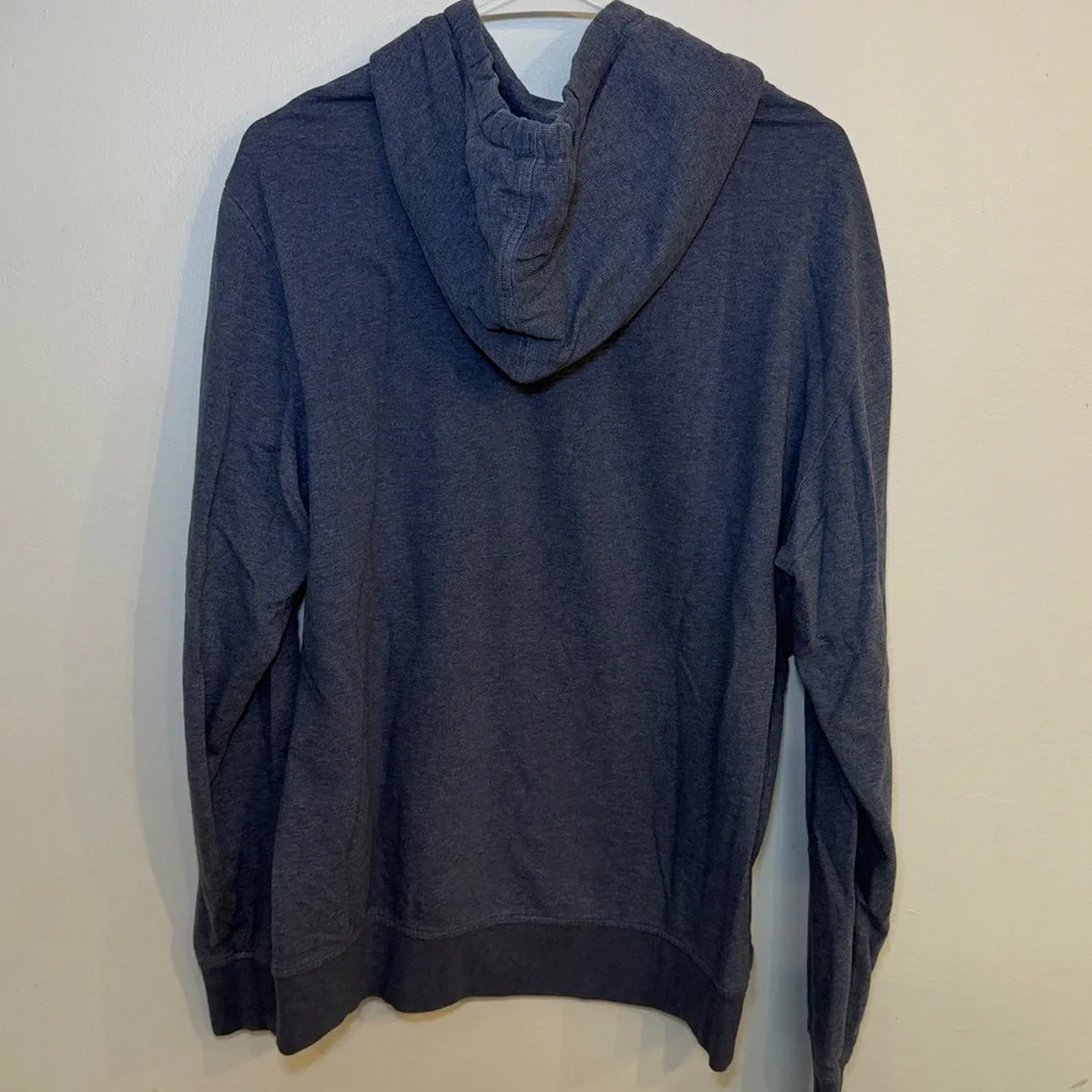 Patagonia Logo Hoodie Lightweight Organic Cotton Size Medium - Picture 2 of 5
